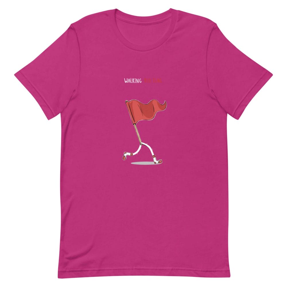Woke Millennial Clothing Co unisex staple t shirt berry front 6328855c26a30
