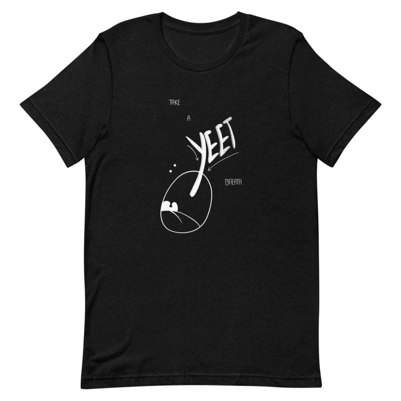Woke Millennial Clothing Co unisex staple t shirt black heather front 6328849c894ef