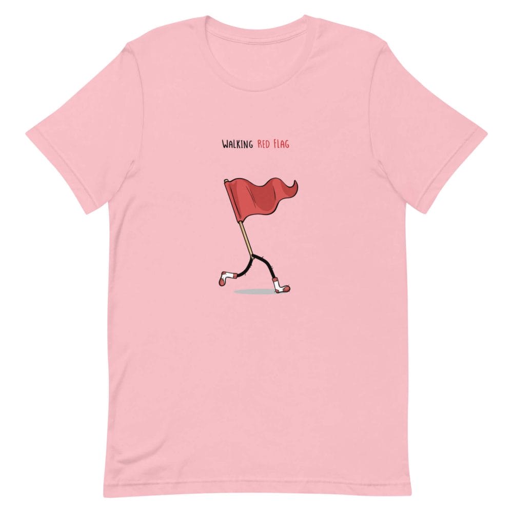 Woke Millennial Clothing Co unisex staple t shirt pink front 63288bb5ad487