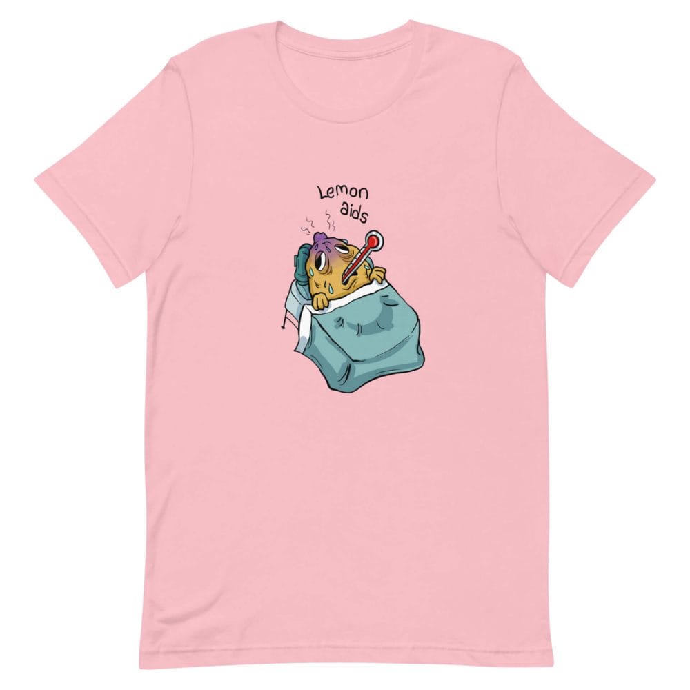 Woke Millennial Clothing Co unisex staple t shirt pink front 63289089c4a03