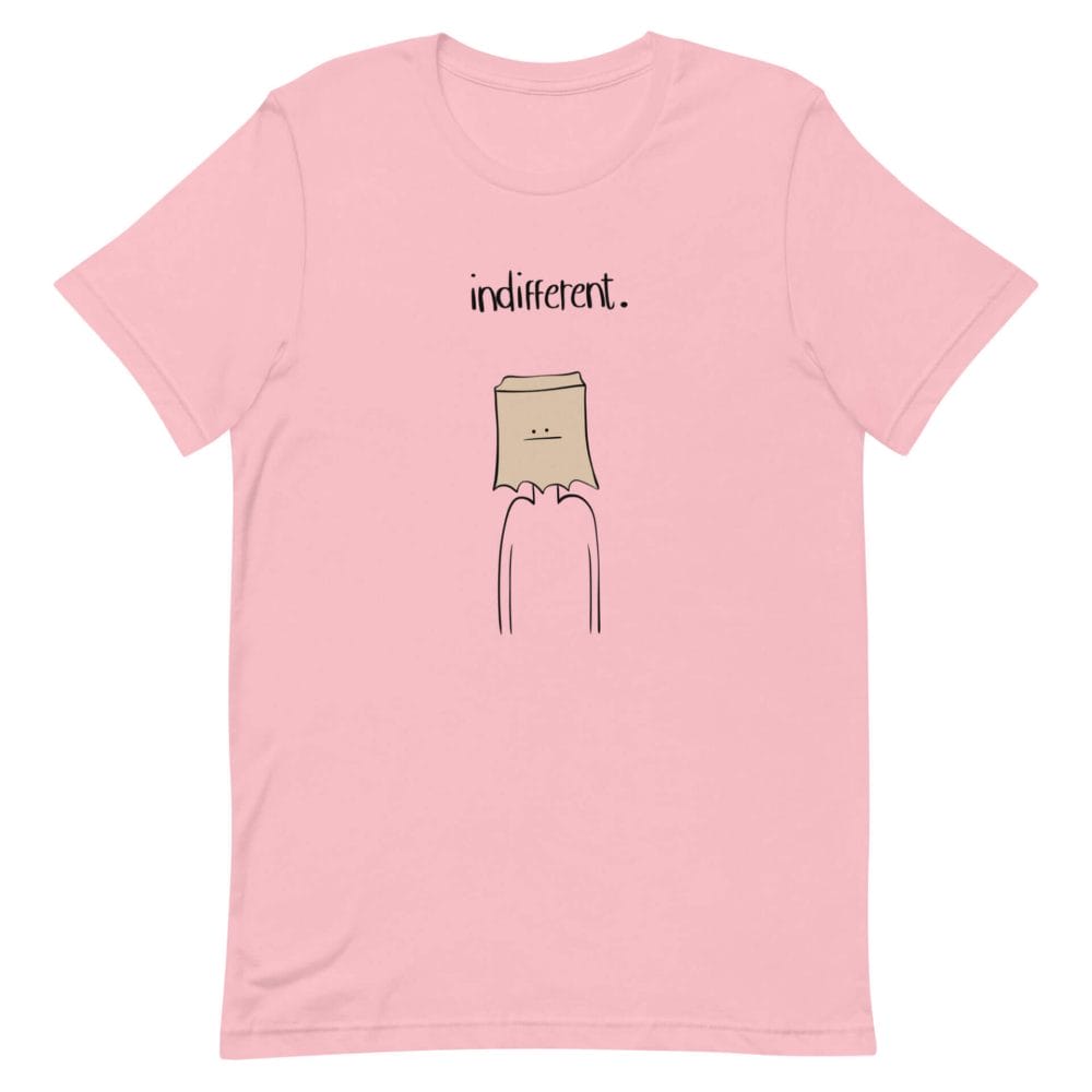 Woke Millennial Clothing Co unisex staple t shirt pink front 6328919e73b0e