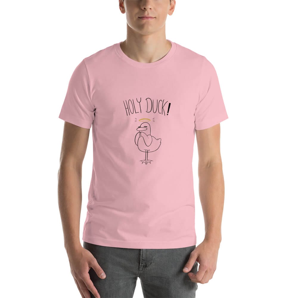Woke Millennial Clothing Co unisex staple t shirt pink front 6328948e1219e