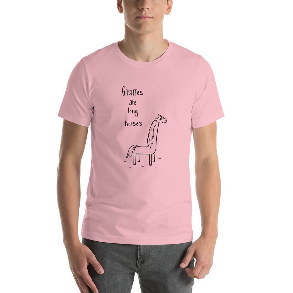Woke Millennial Clothing Co unisex staple t shirt pink front 632894f73ab55
