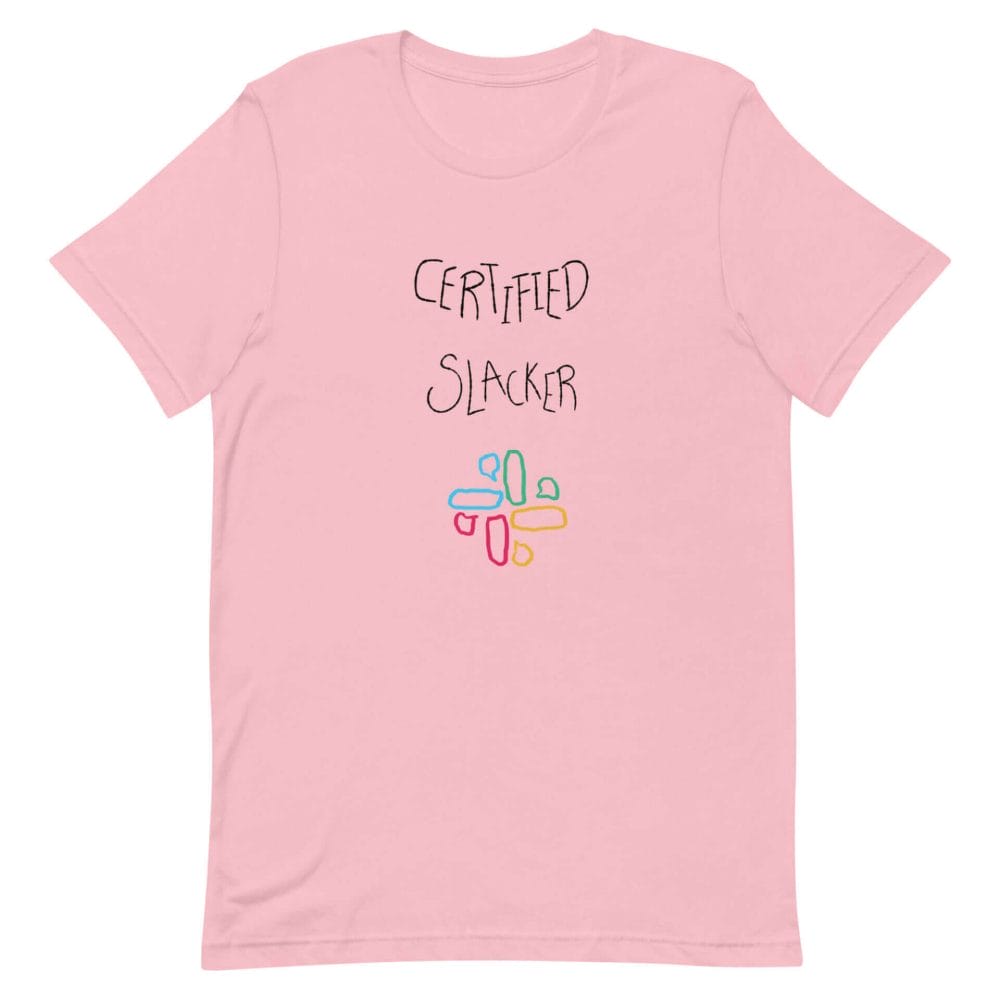 Woke Millennial Clothing Co unisex staple t shirt pink front 6328965dc9391