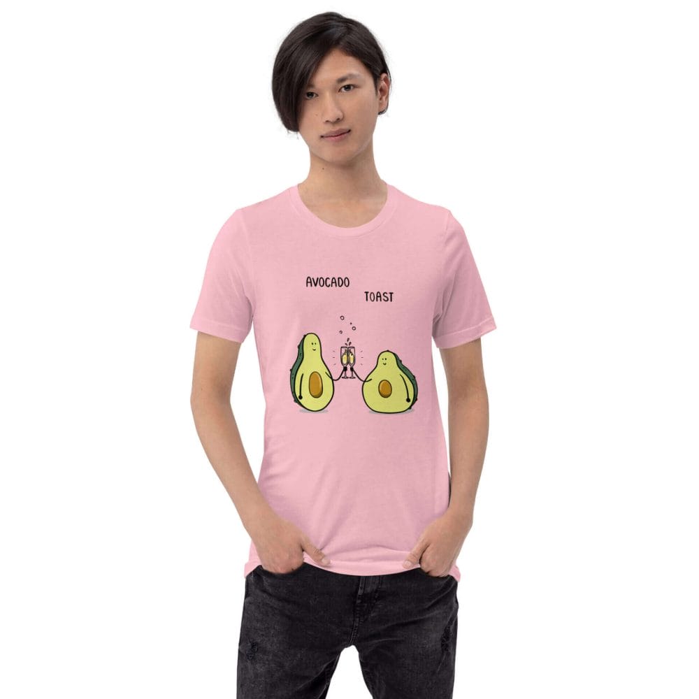 Woke Millennial Clothing Co unisex staple t shirt pink front 632898457be1e