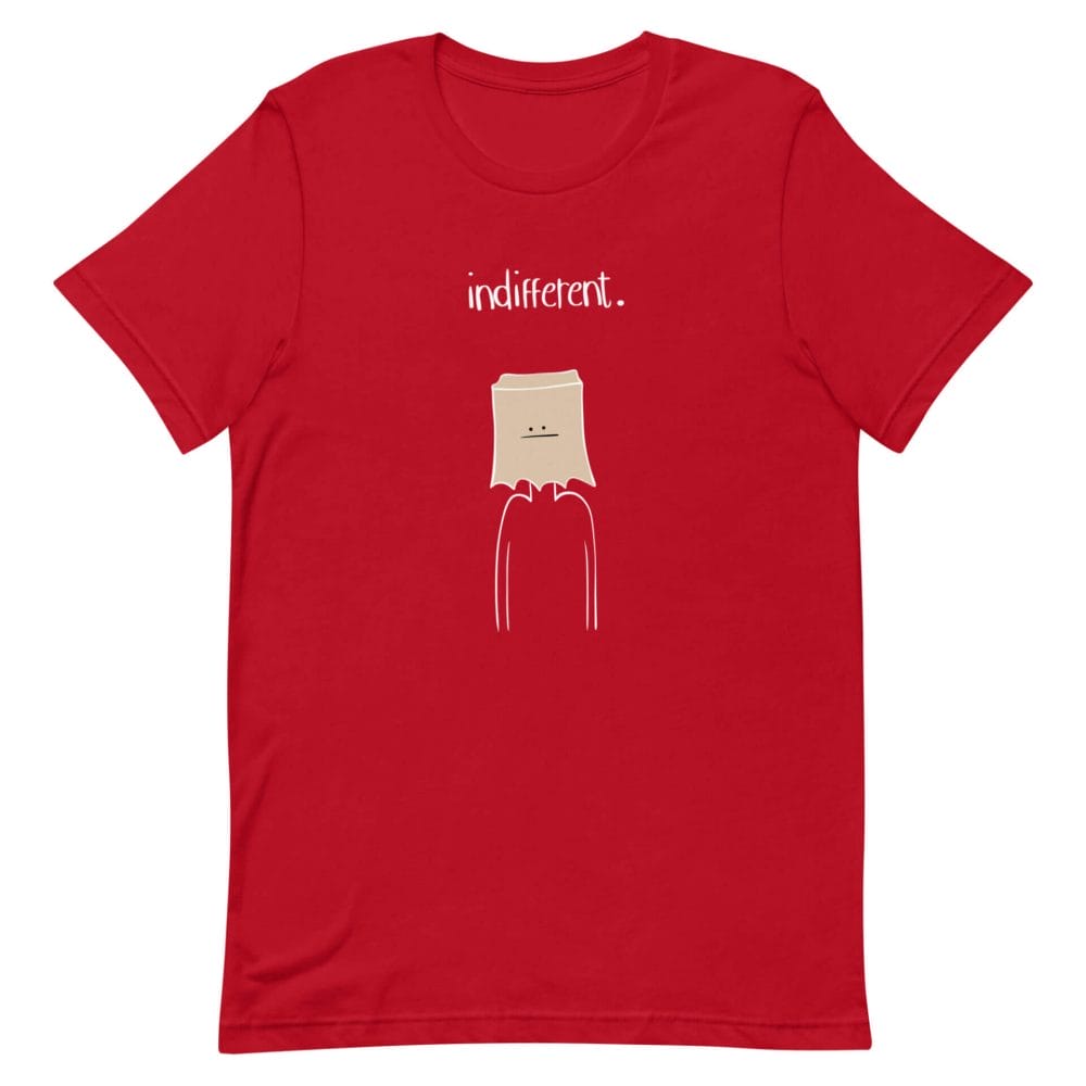 Woke Millennial Clothing Co unisex staple t shirt red front 63287f9e894c6