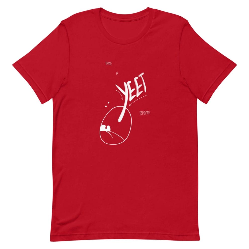 Woke Millennial Clothing Co unisex staple t shirt red front 6328849c8ecd5
