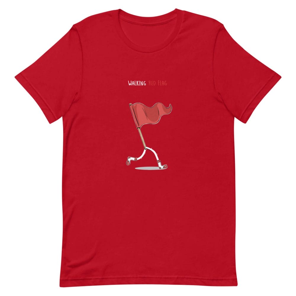 Woke Millennial Clothing Co unisex staple t shirt red front 6328855c16ba7