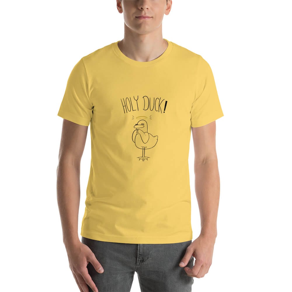 Woke Millennial Clothing Co unisex staple t shirt yellow front 6328948e1c048