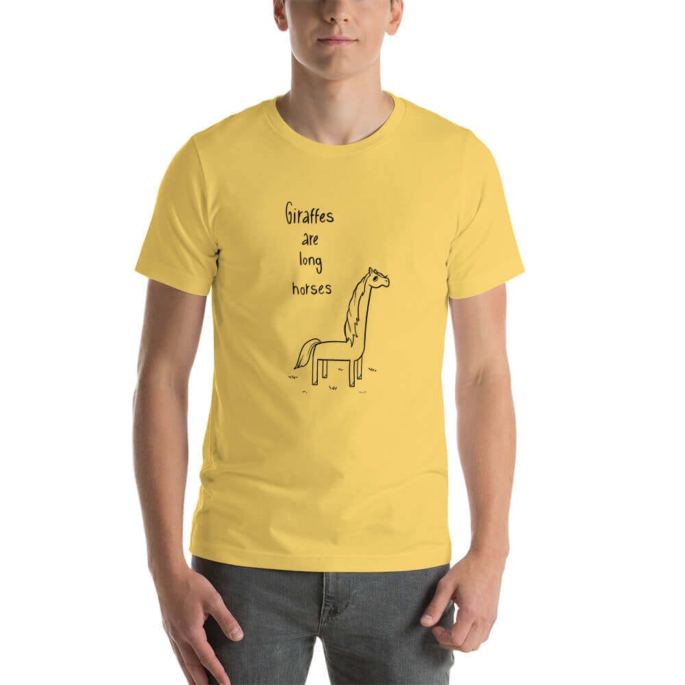 Woke Millennial Clothing Co unisex staple t shirt yellow front 632894f73d161