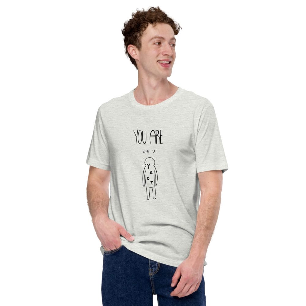 Woke Millennial Clothing Co unisex staple t shirt ash front 63800f430cffc