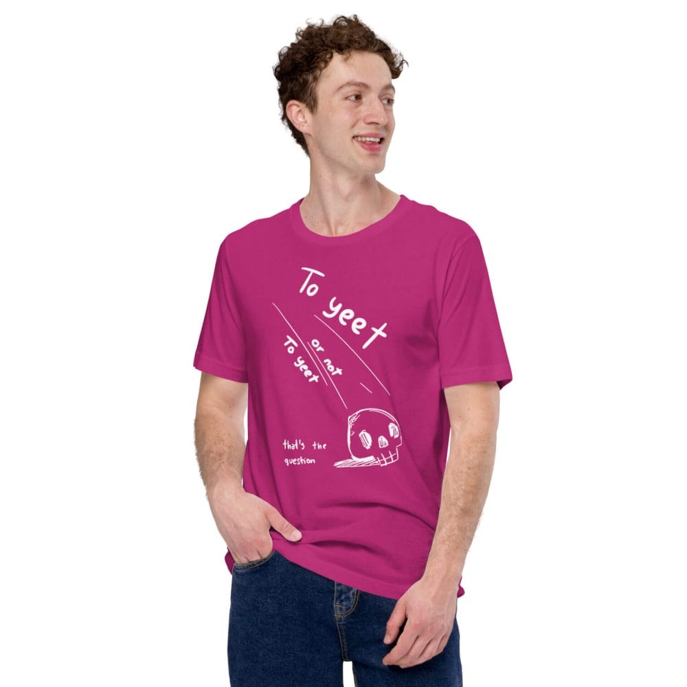 Woke Millennial Clothing Co unisex staple t shirt berry front 638001b3eed0c
