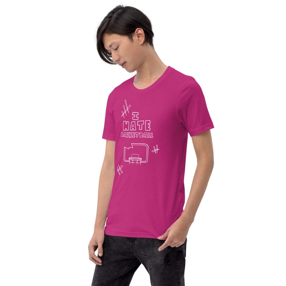 Woke Millennial Clothing Co unisex staple t shirt berry left front 6377cd03b6ce1