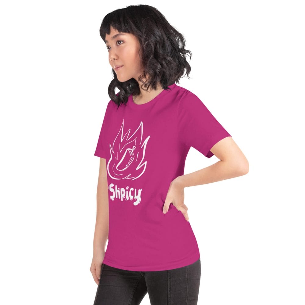 Woke Millennial Clothing Co unisex staple t shirt berry left front 63800606f0c22