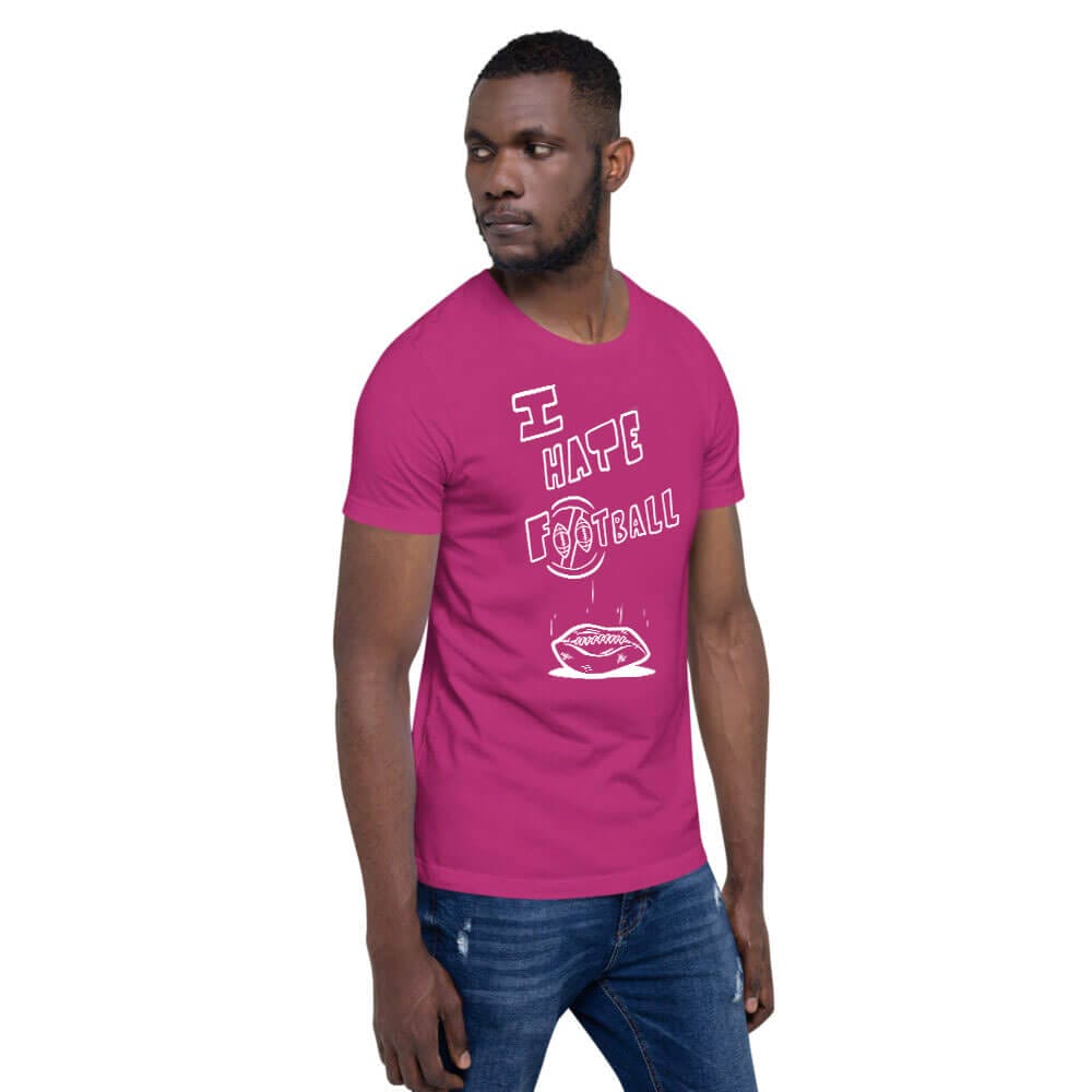 Woke Millennial Clothing Co unisex staple t shirt berry right front 6377ce5982b73 1000x1000 1