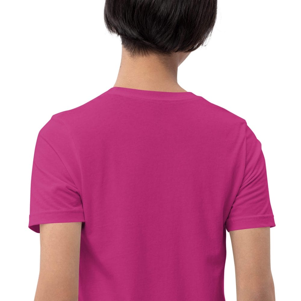 Woke Millennial Clothing Co unisex staple t shirt berry zoomed in 6377cd03b1d76