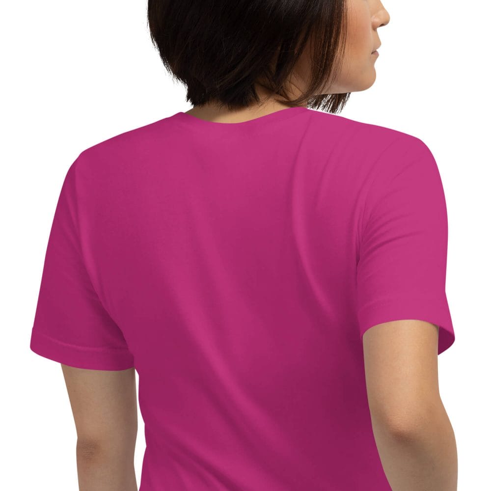 Woke Millennial Clothing Co unisex staple t shirt berry zoomed in 638009722c122
