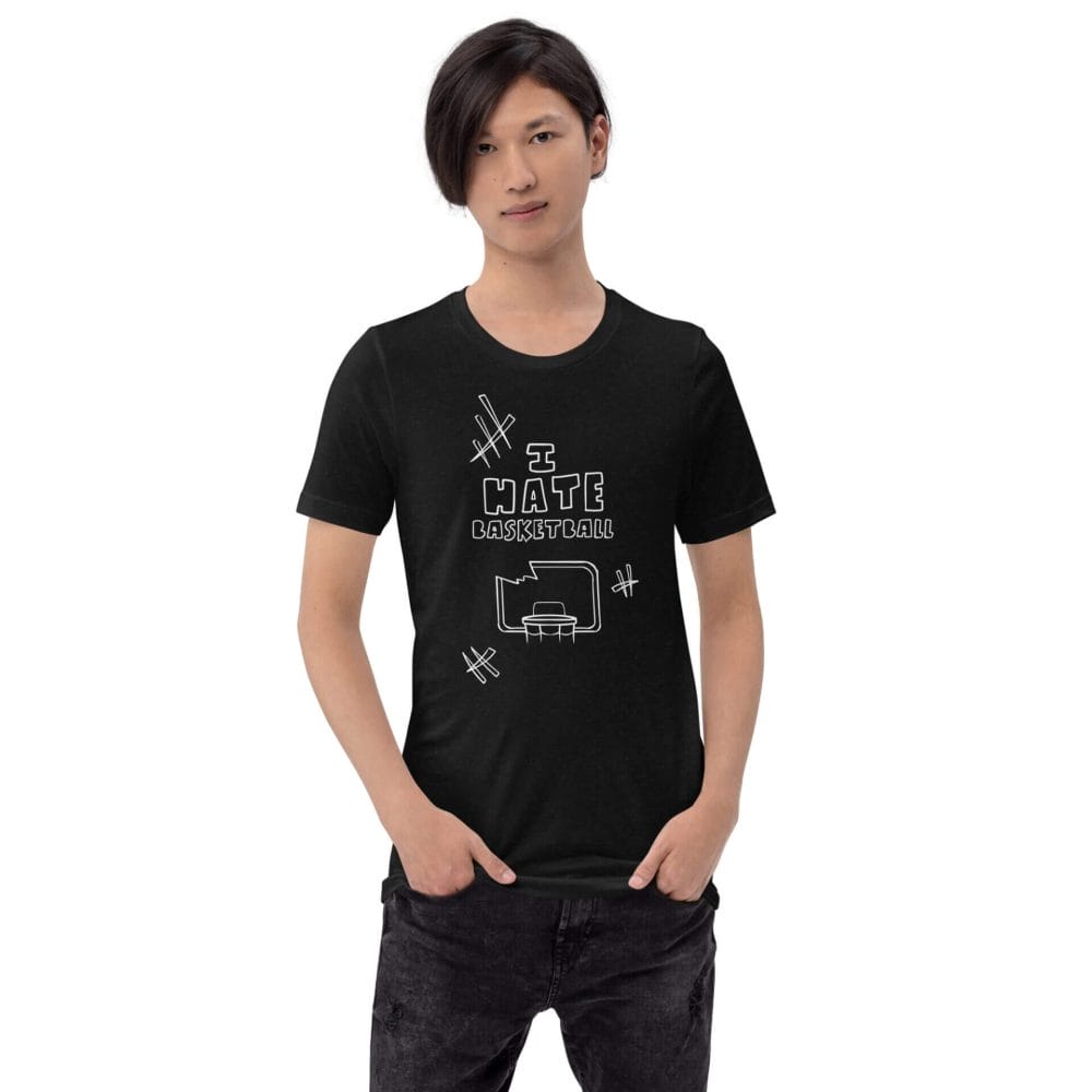 Woke Millennial Clothing Co unisex staple t shirt black heather front 6377cd033f1ca