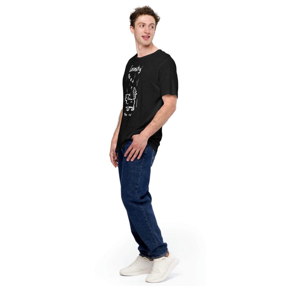 Woke Millennial Clothing Co unisex staple t shirt black heather left front 63800200e5123