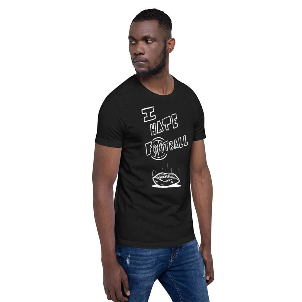 Woke Millennial Clothing Co unisex staple t shirt black heather right front 6377ce593e8ef 1
