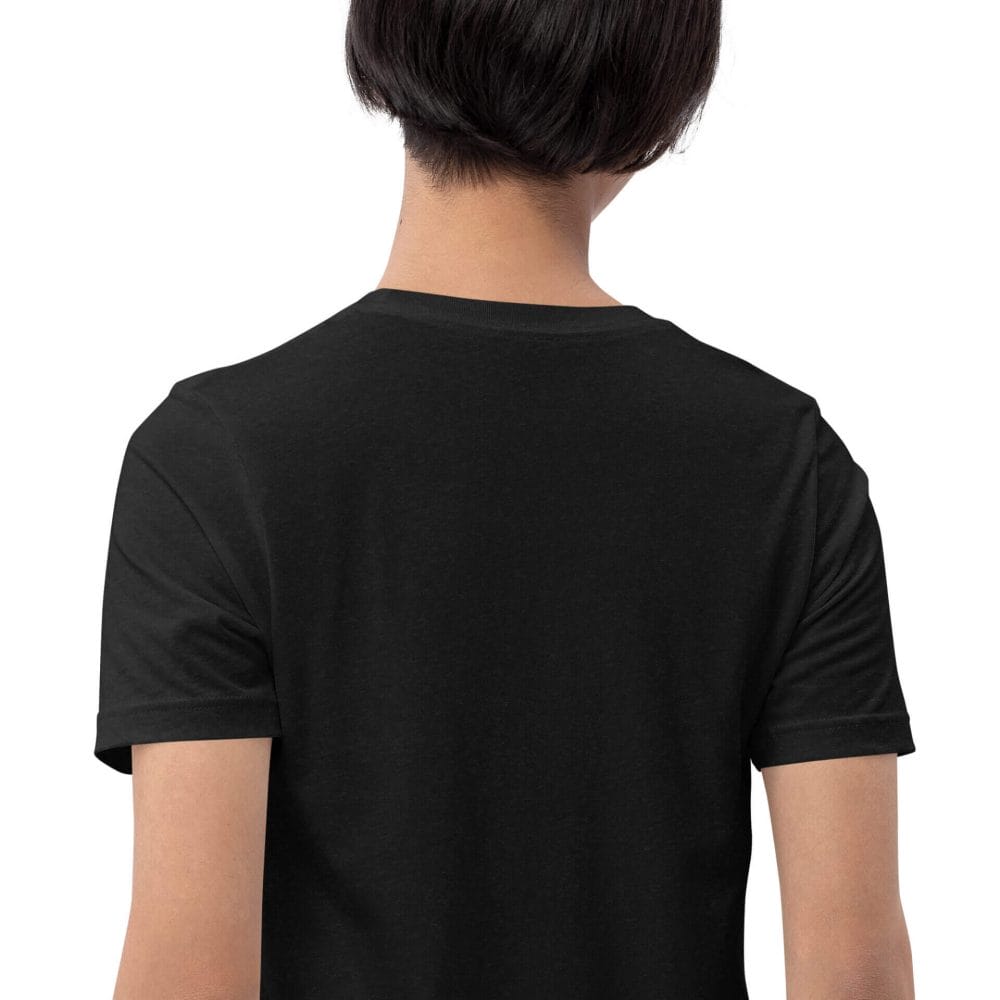 Woke Millennial Clothing Co unisex staple t shirt black heather zoomed in 6377cd033f7fb