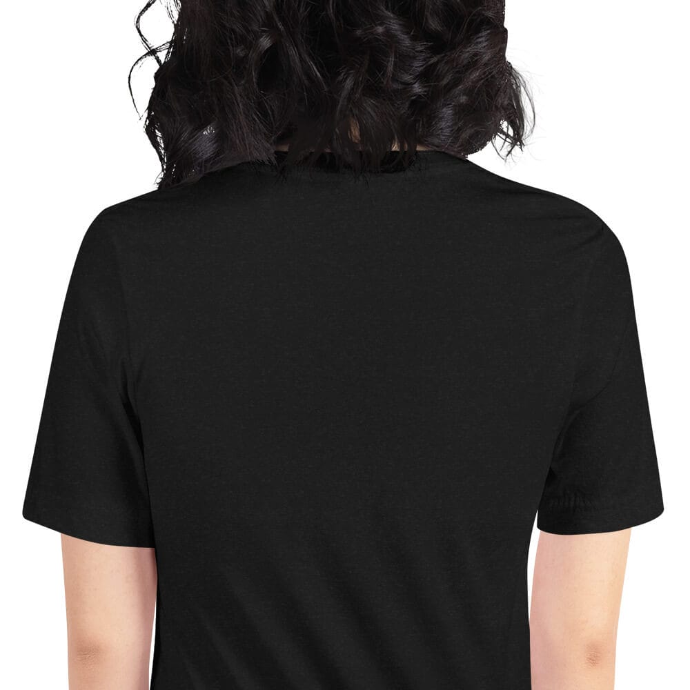 Woke Millennial Clothing Co unisex staple t shirt black heather zoomed in 63800606affd1