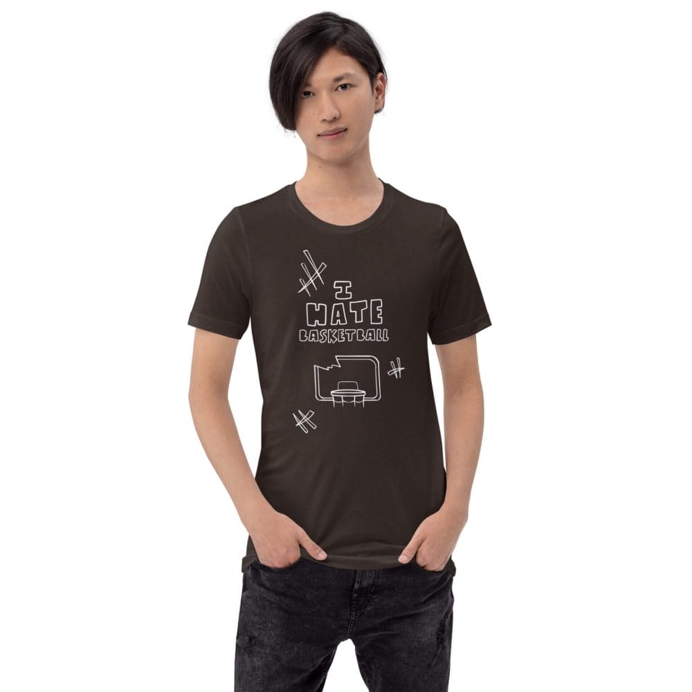 Woke Millennial Clothing Co unisex staple t shirt brown front 6377cd0340fc2