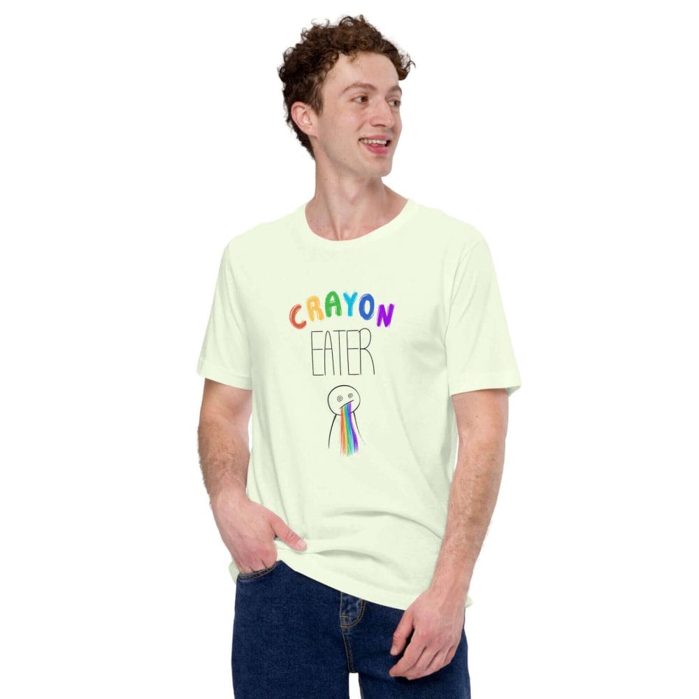 Woke Millennial Clothing Co unisex staple t shirt citron front 6377bfd1aa940
