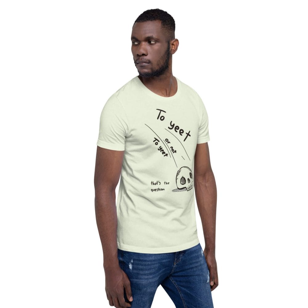Woke Millennial Clothing Co unisex staple t shirt citron right front 638001729e021