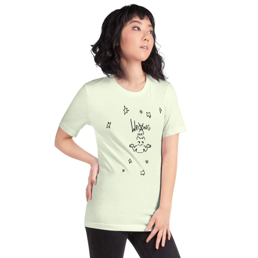 Woke Millennial Clothing Co unisex staple t shirt citron right front 63800ec1dd576