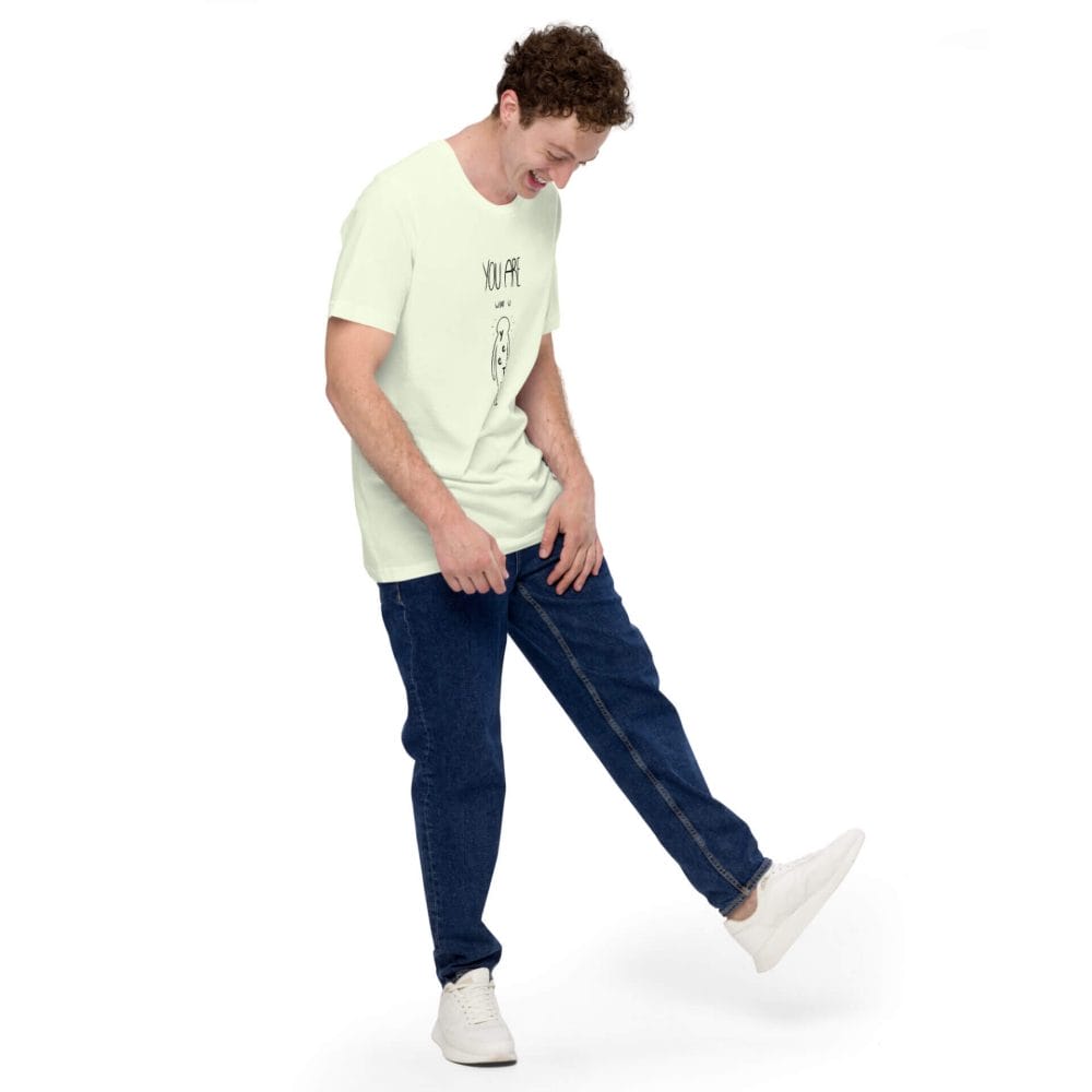 Woke Millennial Clothing Co unisex staple t shirt citron right front 63800f431e9c4