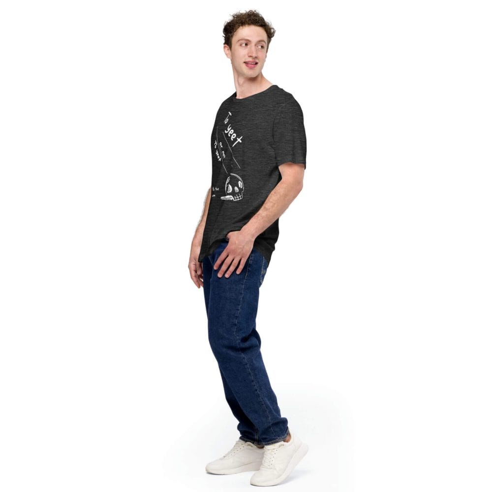 Woke Millennial Clothing Co unisex staple t shirt dark grey heather left front 638001b3e5788