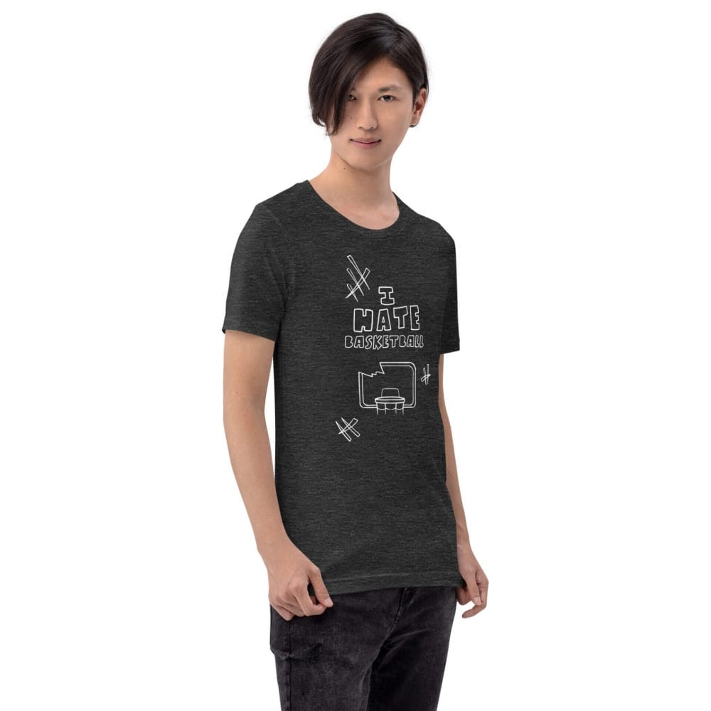 Woke Millennial Clothing Co unisex staple t shirt dark grey heather right front 6377cd03a4fbd