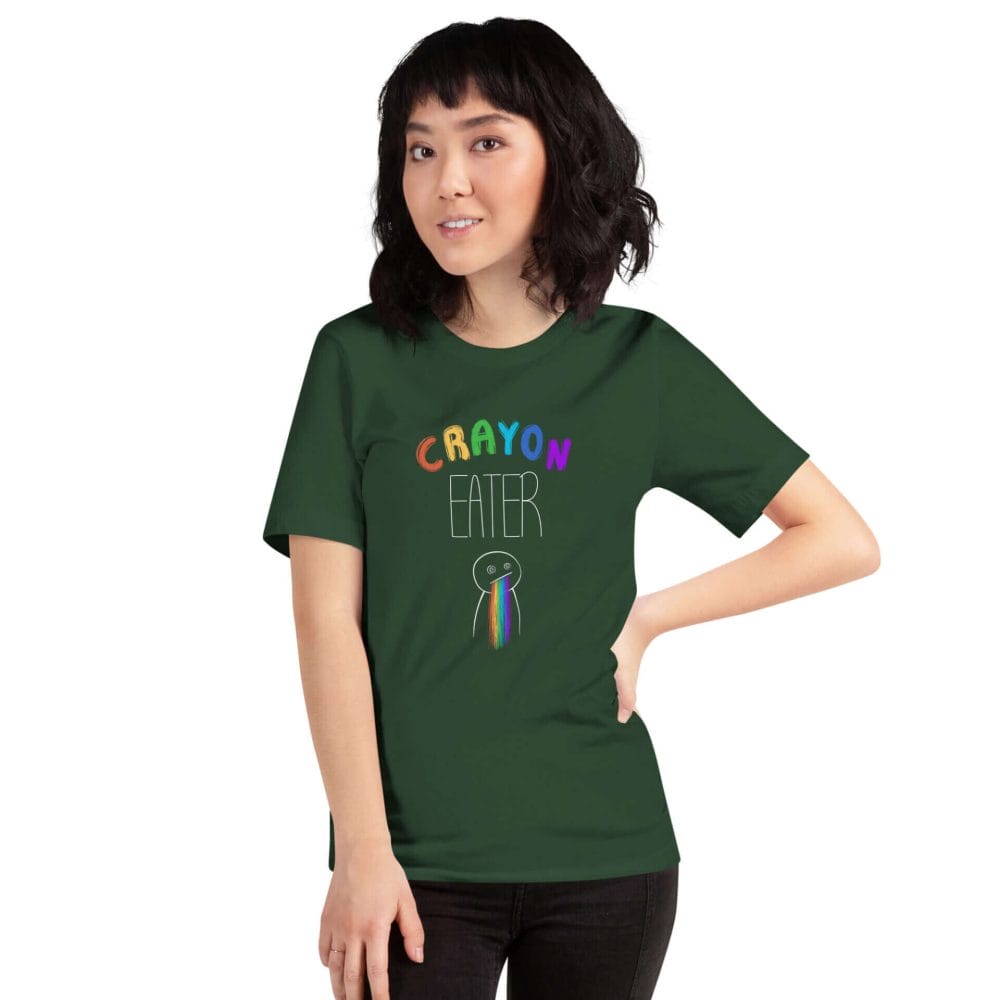 Woke Millennial Clothing Co unisex staple t shirt forest front 6377c2a459fc7