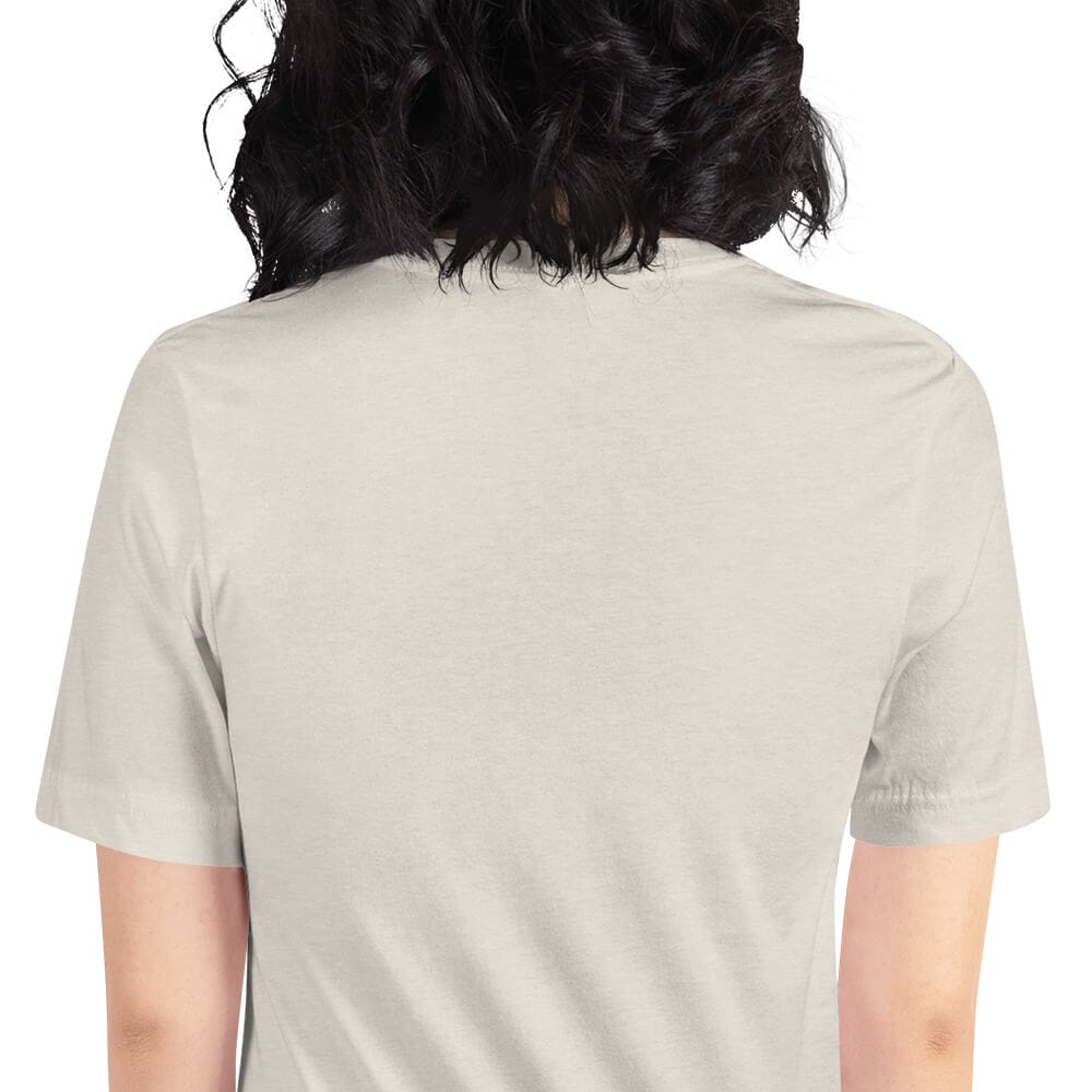 Woke Millennial Clothing Co unisex staple t shirt heather dust zoomed in 638002c115b99