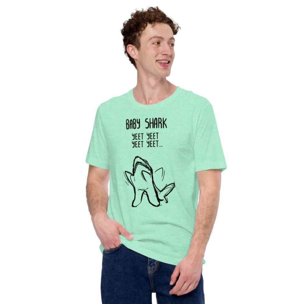Woke Millennial Clothing Co unisex staple t shirt heather mint front 63800b61f08dd