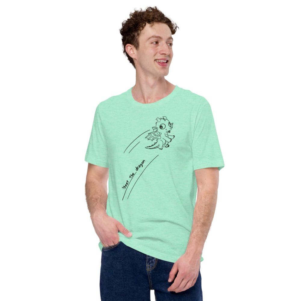 Woke Millennial Clothing Co unisex staple t shirt heather mint front 63800c689c1a2