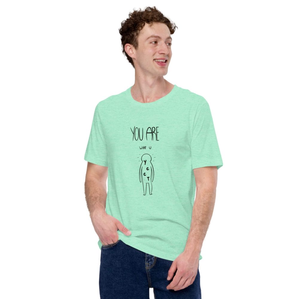 Woke Millennial Clothing Co unisex staple t shirt heather mint front 63800f42ee475