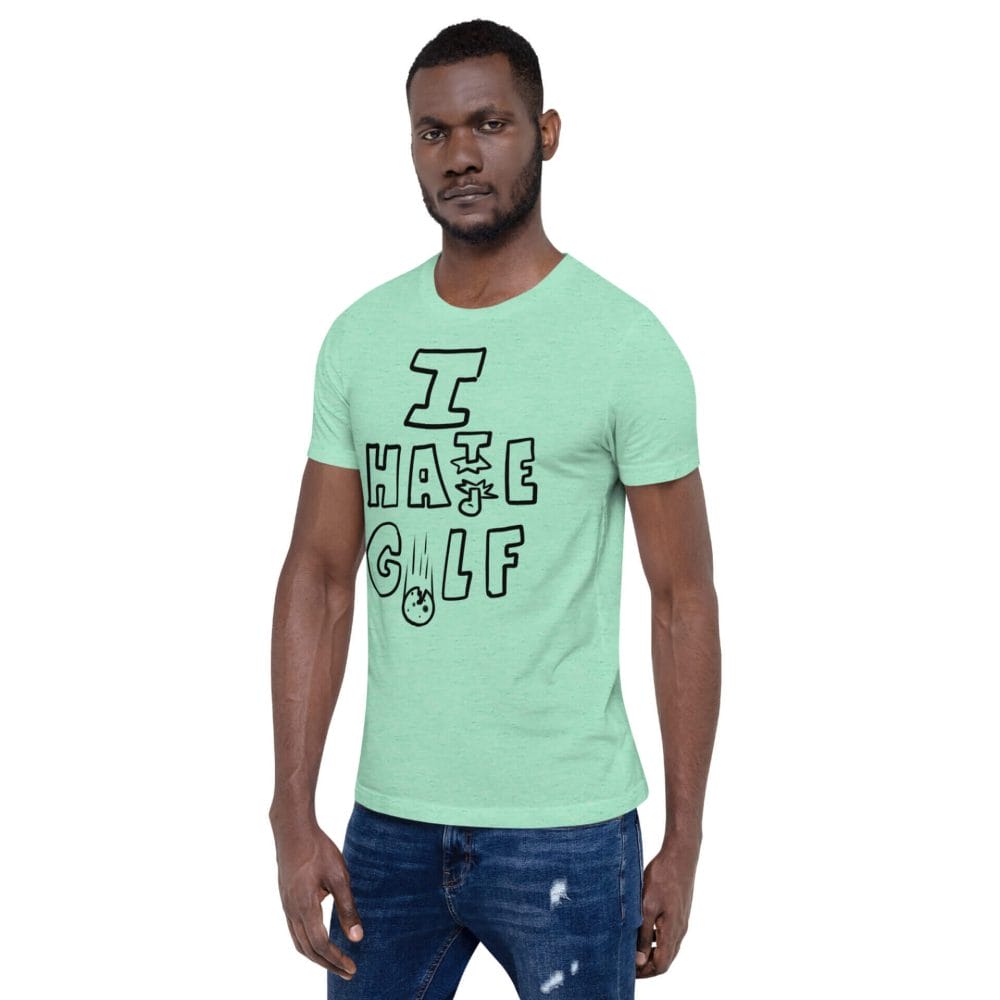 Woke Millennial Clothing Co unisex staple t shirt heather mint left front 6377d47ee93f2