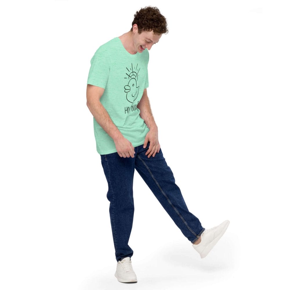 Woke Millennial Clothing Co unisex staple t shirt heather mint right front 6377c04bd8d66