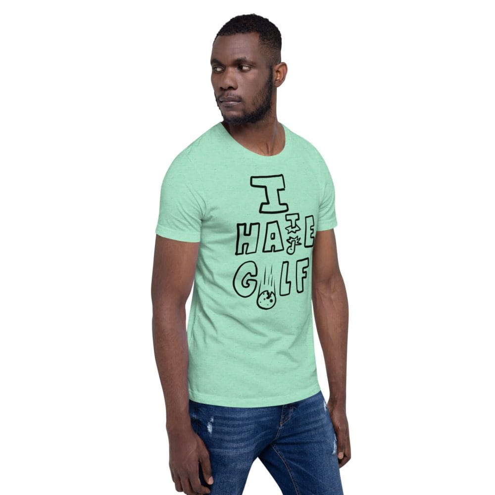Woke Millennial Clothing Co unisex staple t shirt heather mint right front 6377d47eeac7e