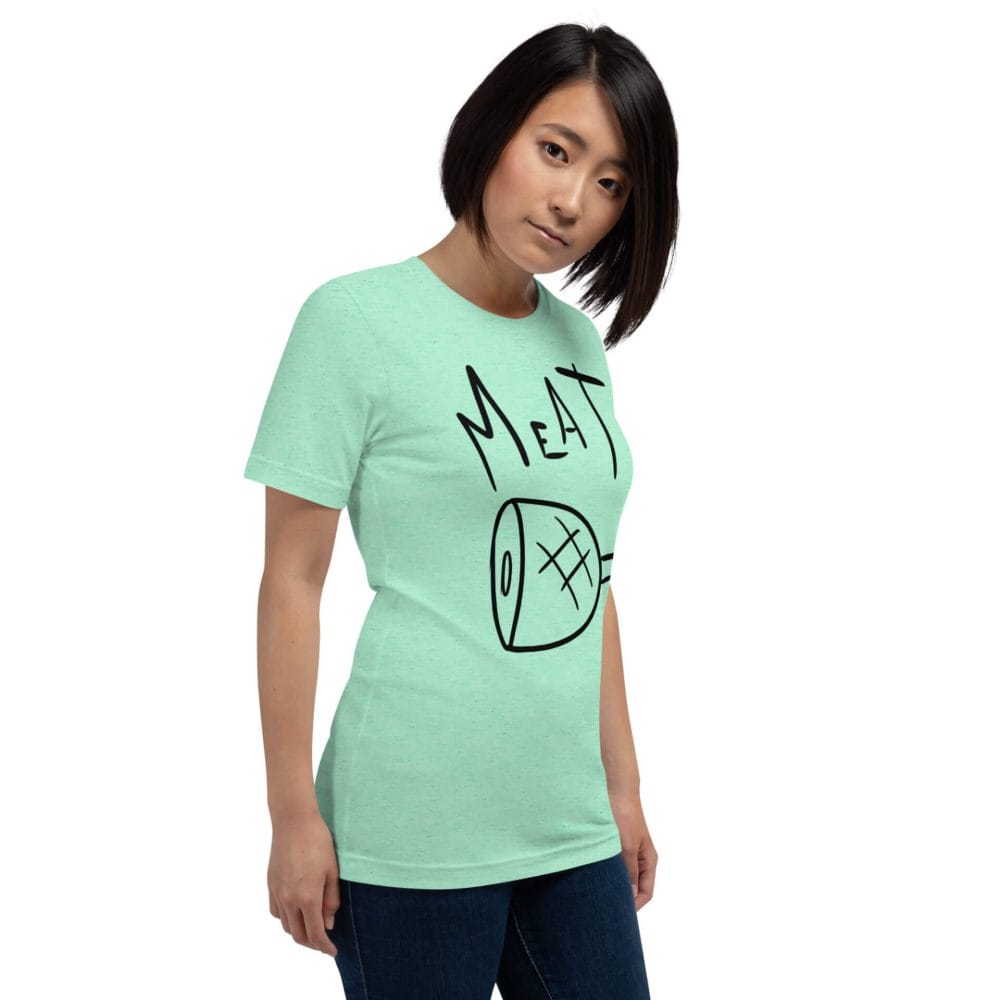 Woke Millennial Clothing Co unisex staple t shirt heather mint right front 63800d1d73185