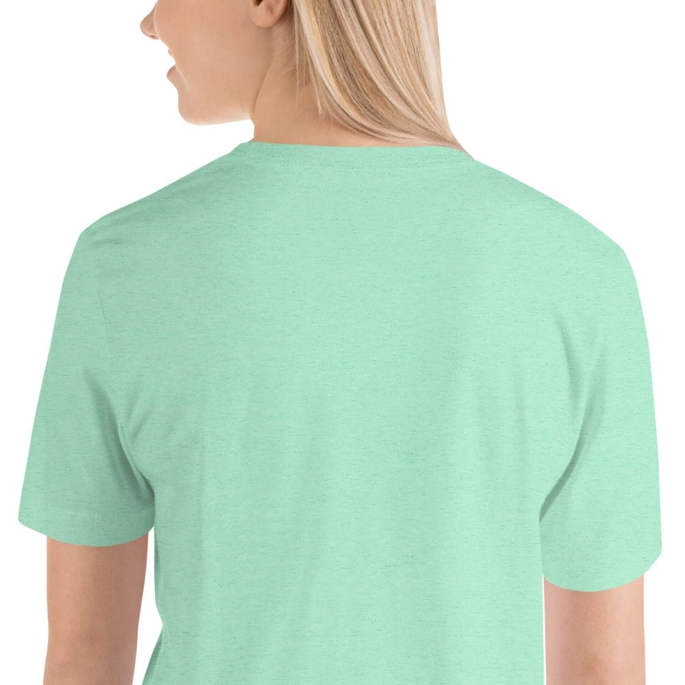 Woke Millennial Clothing Co unisex staple t shirt heather mint zoomed in 638004f11886b