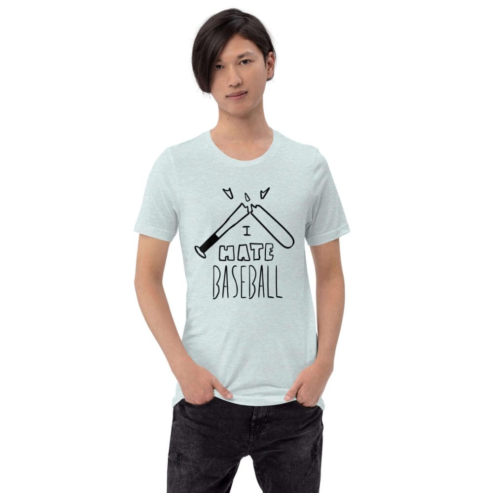 Woke Millennial Clothing Co unisex staple t shirt heather prism ice blue front 6377cb29bd68e