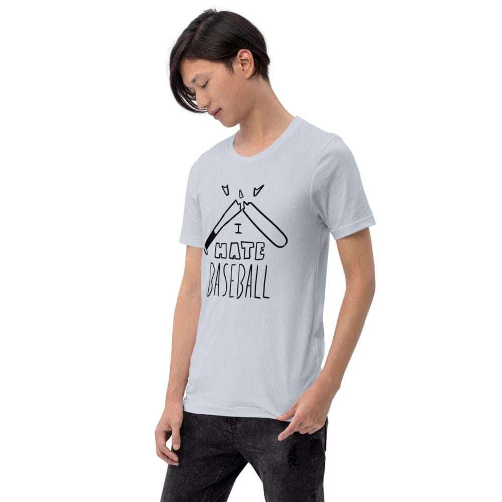 Woke Millennial Clothing Co unisex staple t shirt light blue left front 6377cb29c6ccc