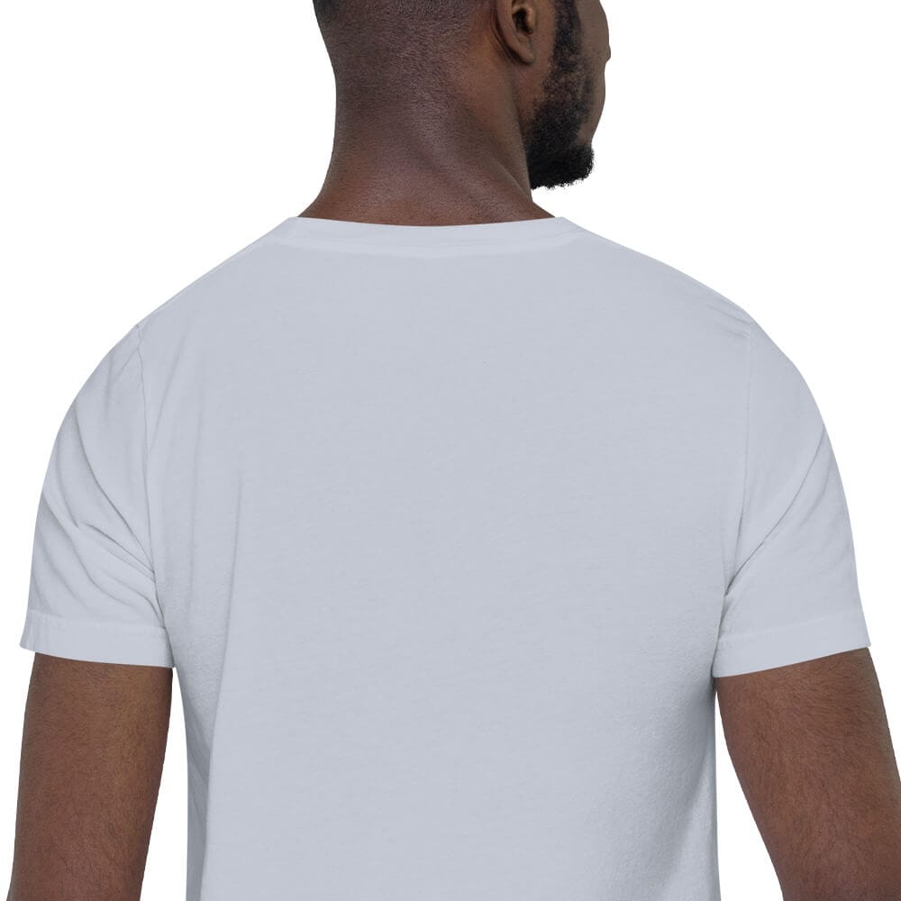 Woke Millennial Clothing Co unisex staple t shirt light blue zoomed in 63800a62d6696