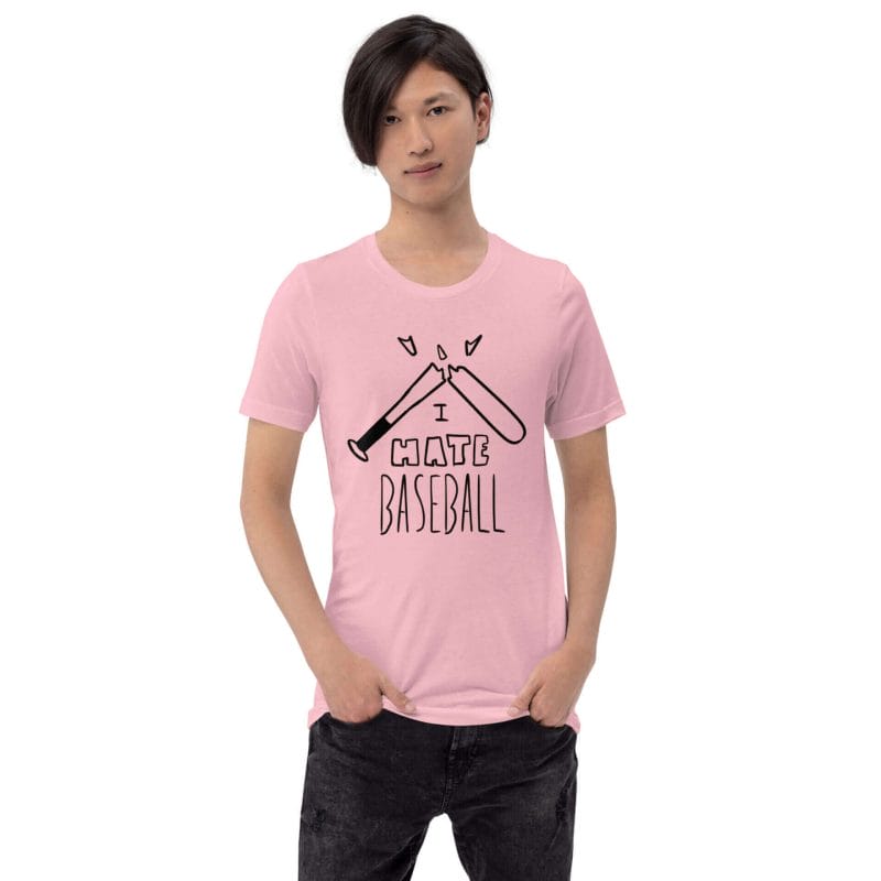 Woke Millennial Clothing Co unisex staple t shirt pink front 6377cb29c289b