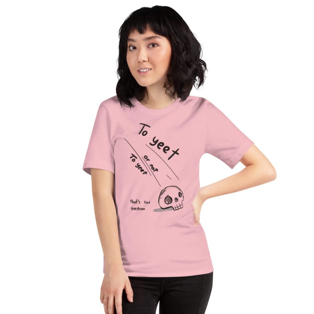 Woke Millennial Clothing Co unisex staple t shirt pink front 6377d35bb7a9e
