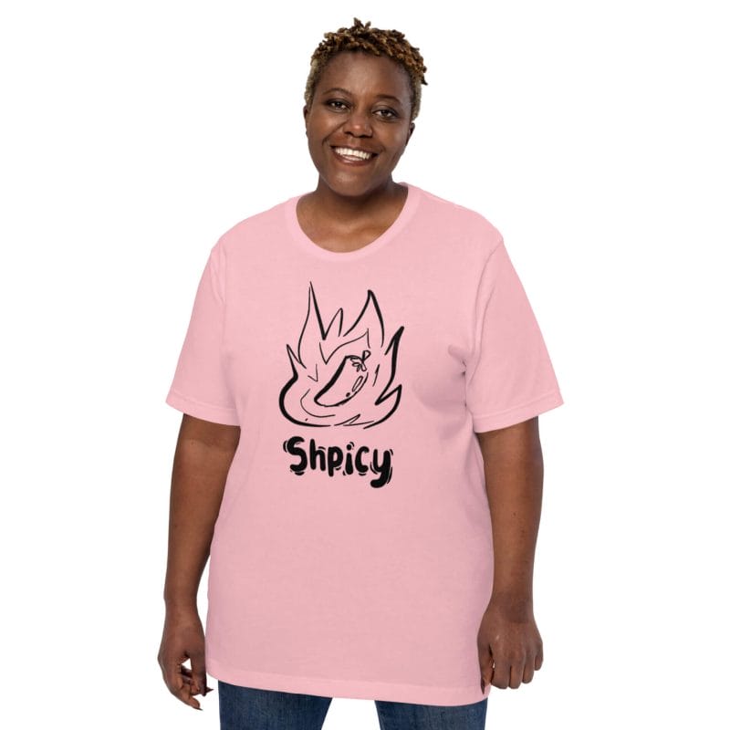 Woke Millennial Clothing Co unisex staple t shirt pink front 6380058e3ab09