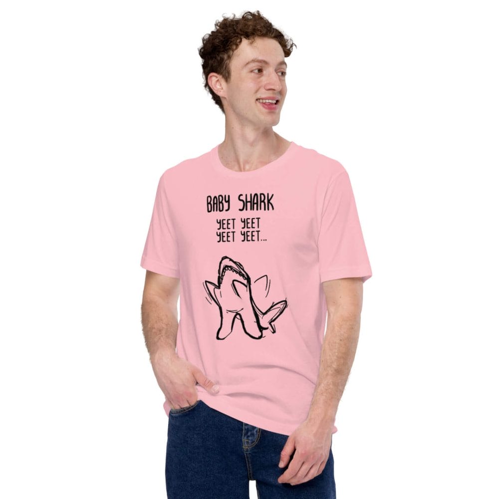 Woke Millennial Clothing Co unisex staple t shirt pink front 63800b6201d5b